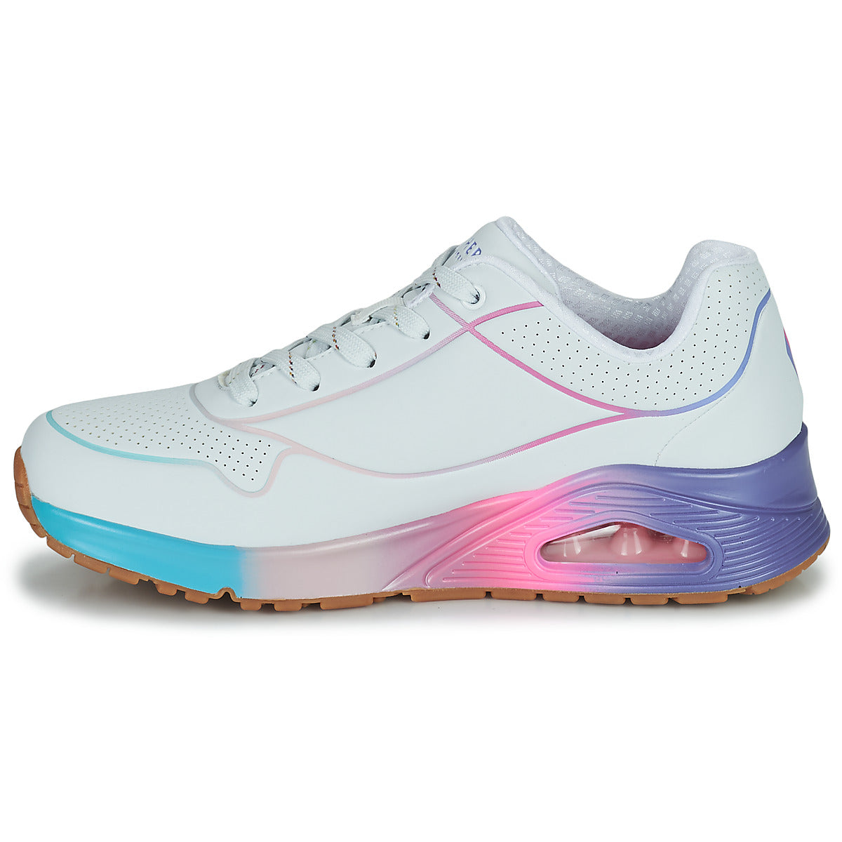 Sneakers basse Donna Skechers  UNO  Bianco