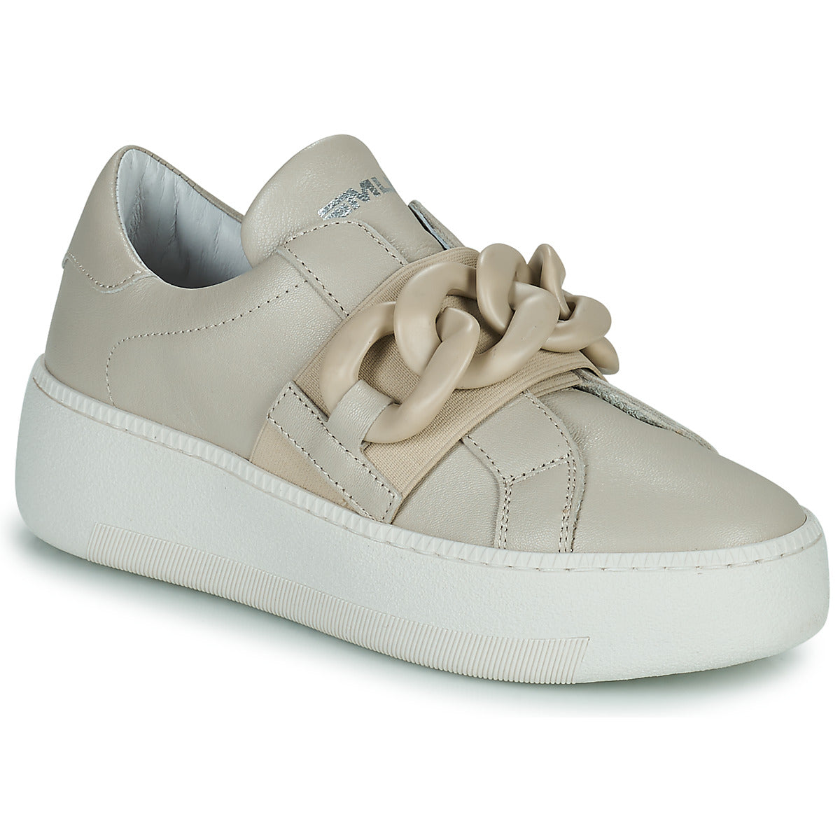 Sneakers basse Donna Meline  PF1500  Beige