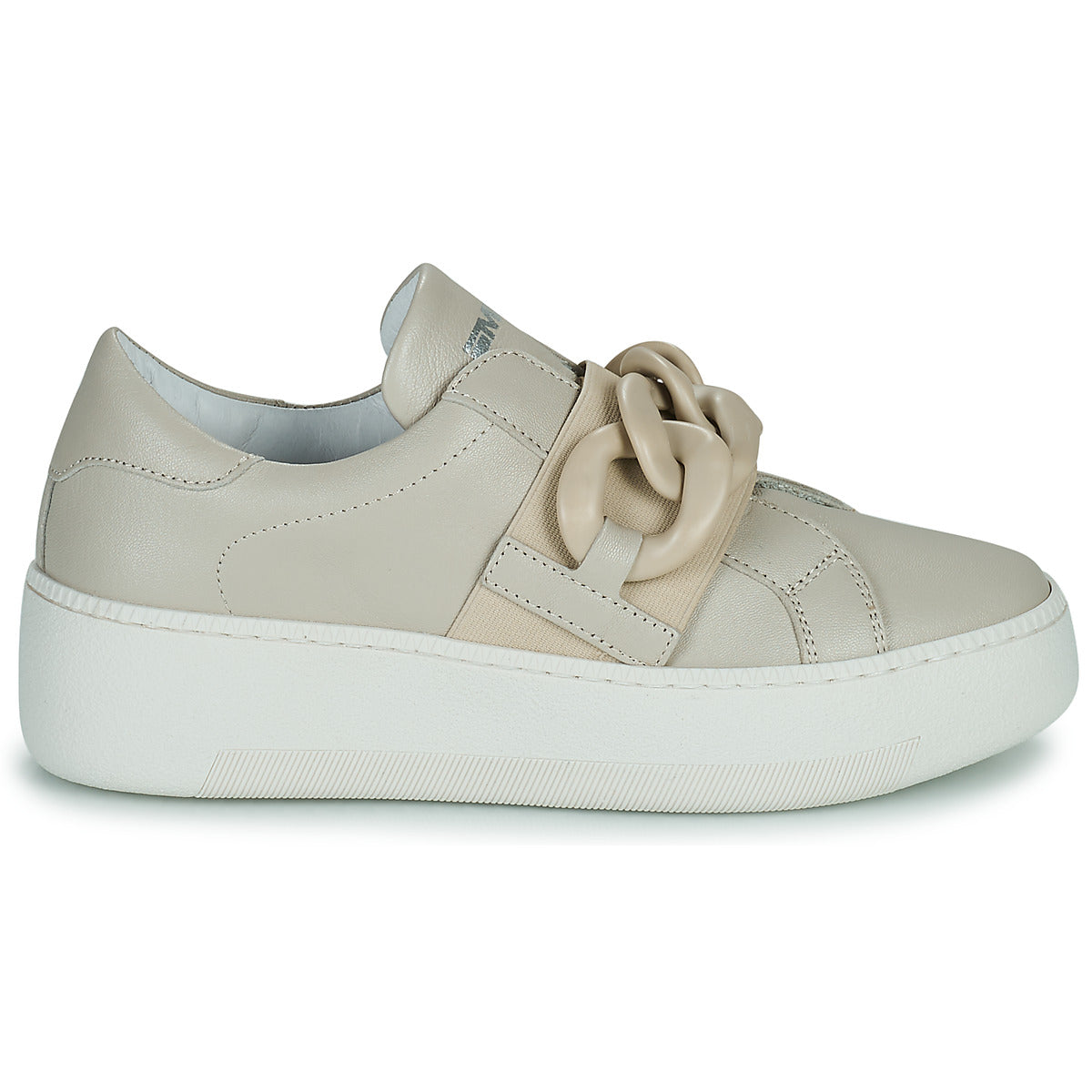 Sneakers basse Donna Meline  PF1500  Beige