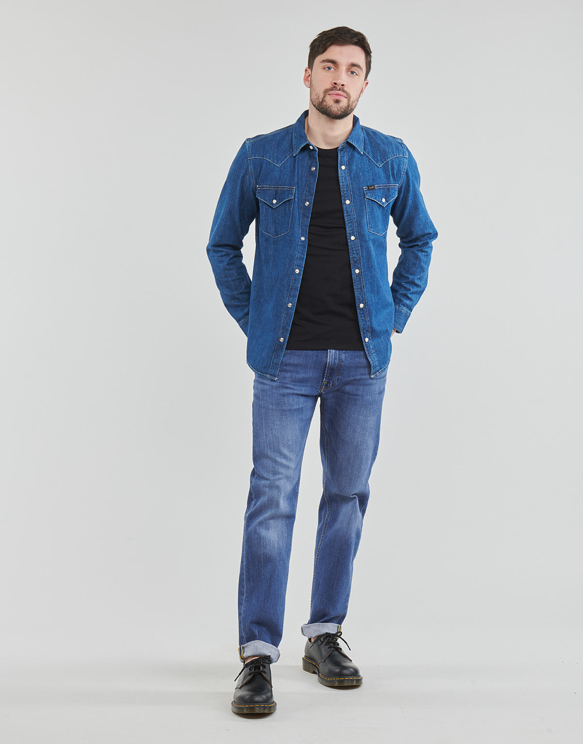 Jeans Uomo Lee  Daren Zip Fly  Blu