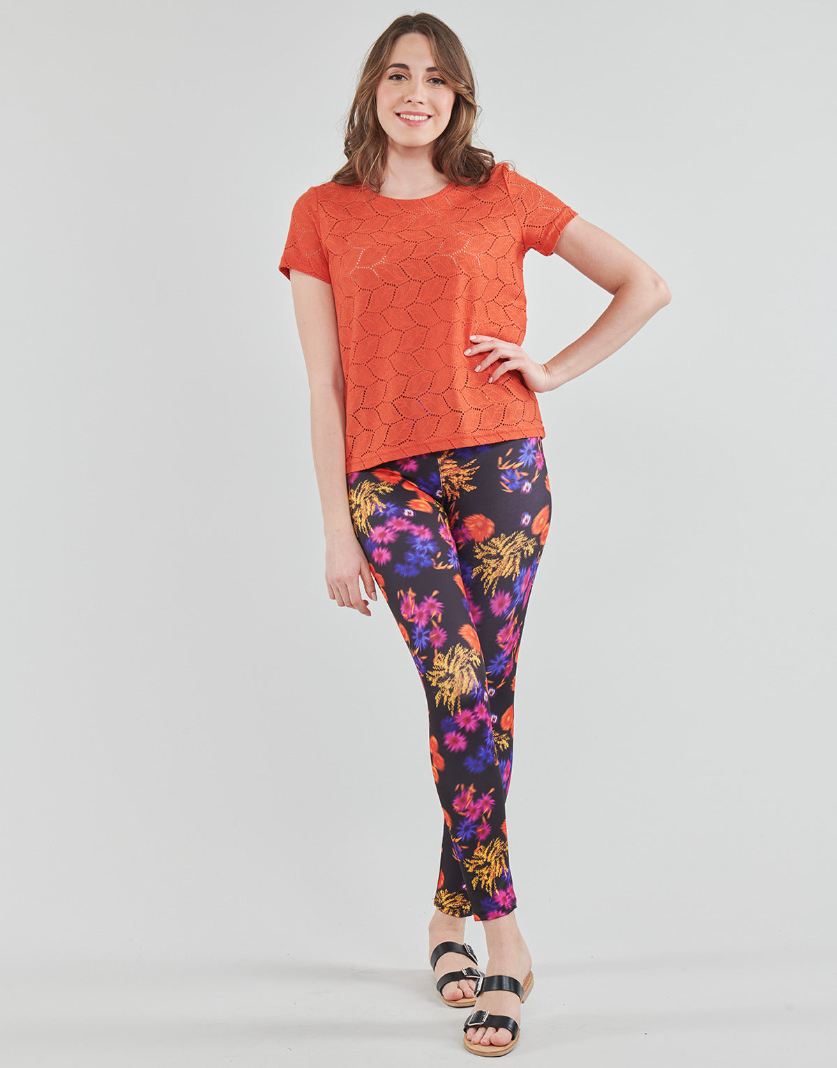 Collant Donna Desigual  LEGGING_RUN  Multicolore