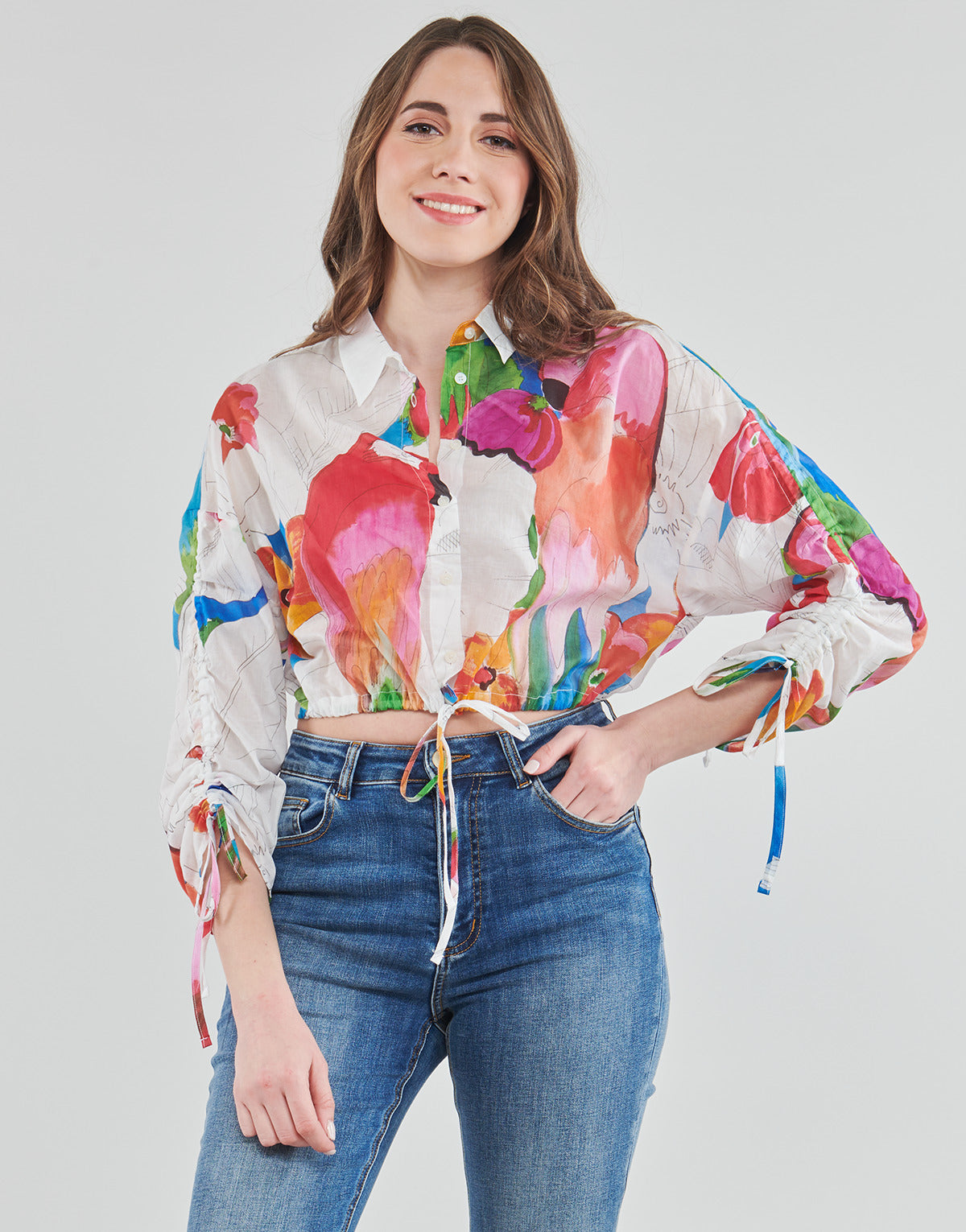 Camicia Donna Desigual  CAM_KAILUA  Multicolore