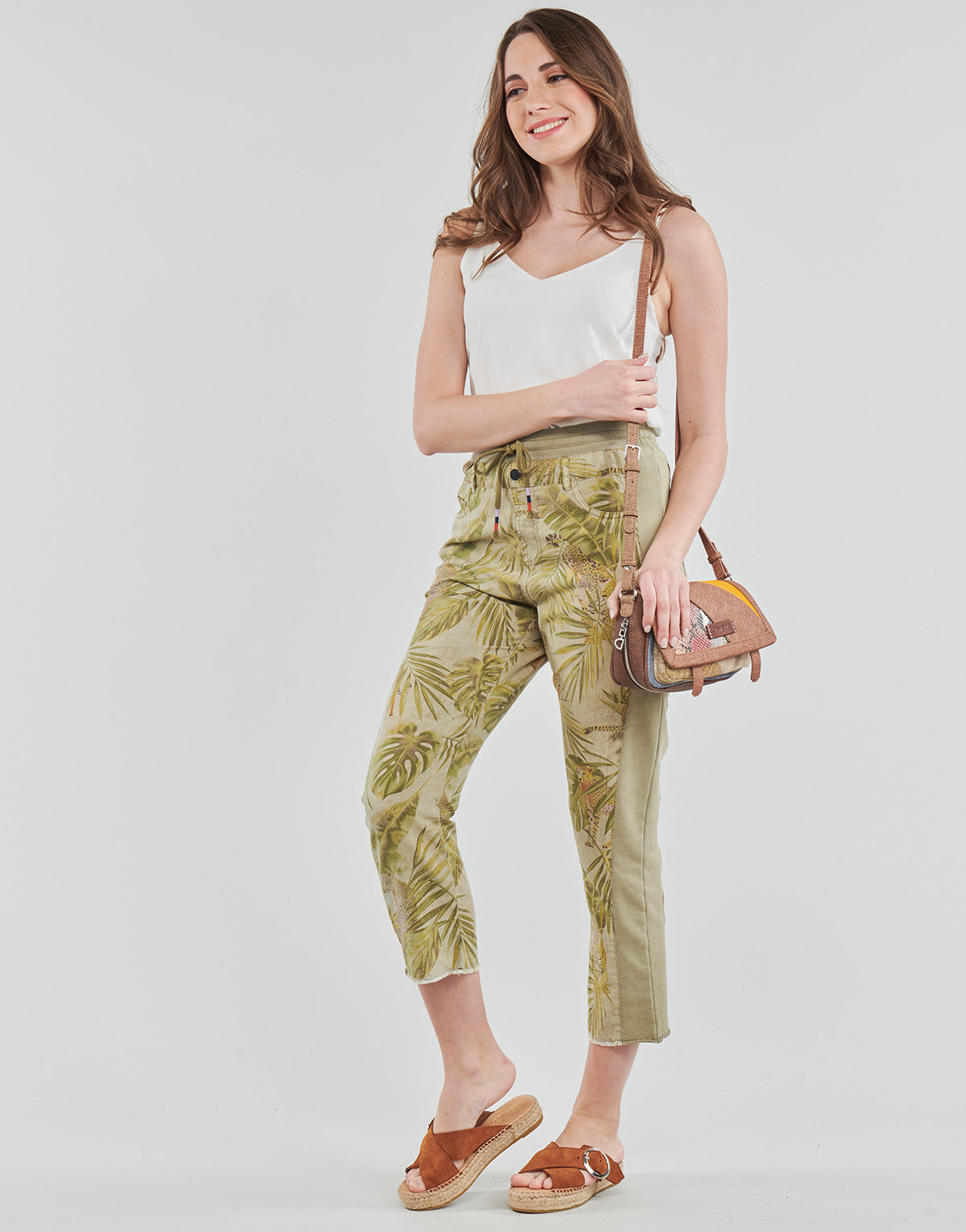 Pantaloni morbidi / Pantaloni alla zuava Donna Desigual  PANT_JUNGLE  Multicolore