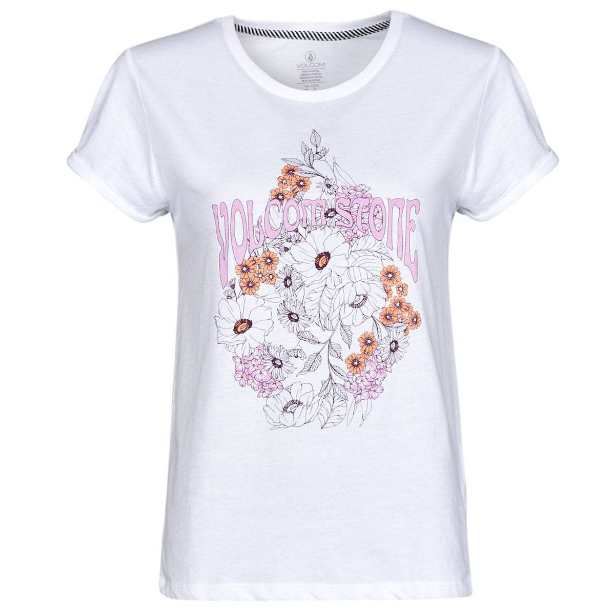 T-shirt Donna Volcom  RADICAL DAZE TEE  Bianco