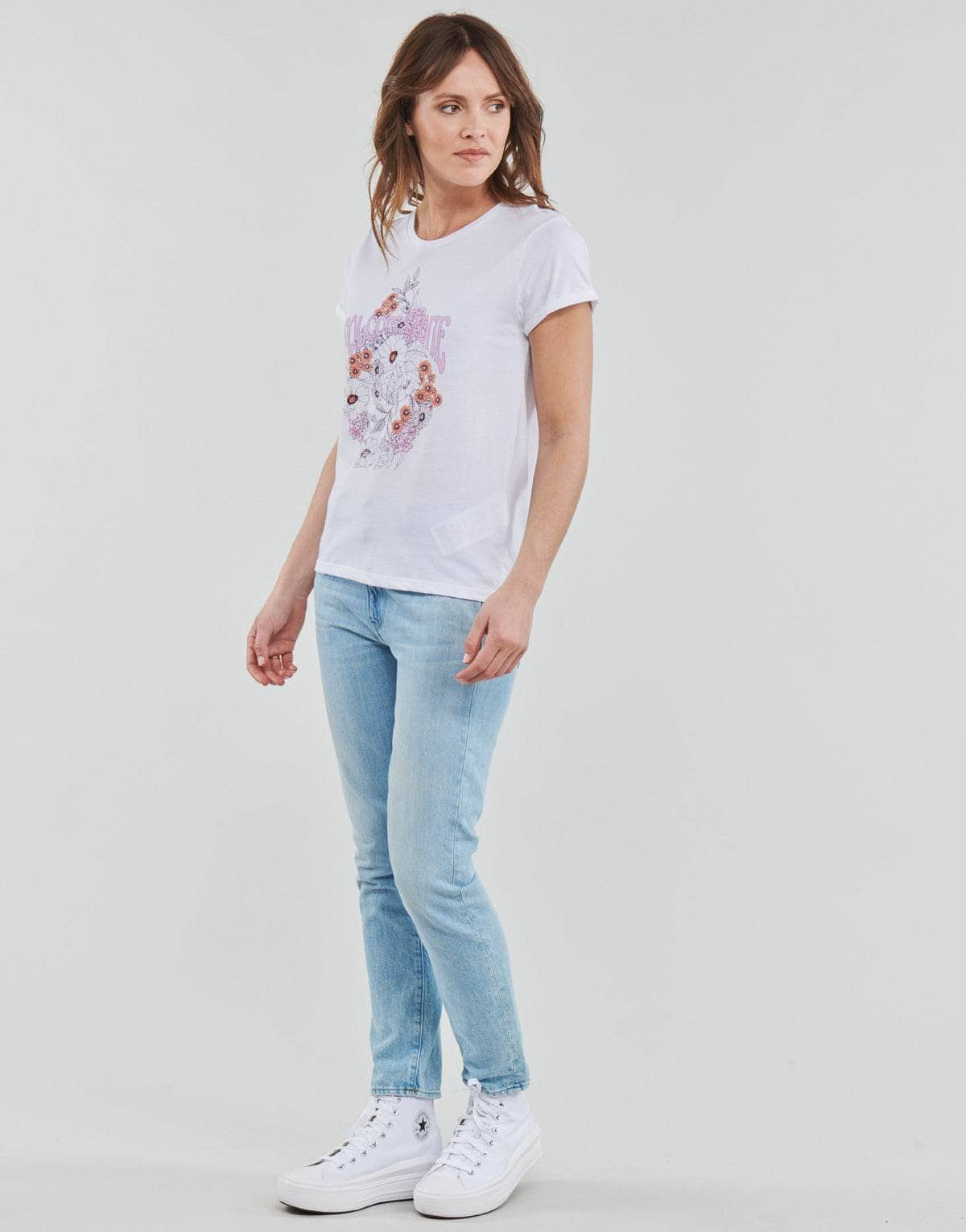 T-shirt Donna Volcom  RADICAL DAZE TEE  Bianco