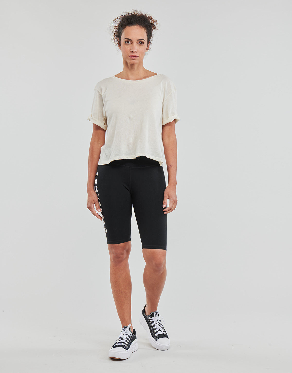 Collant Donna Converse  Bike Short  Nero