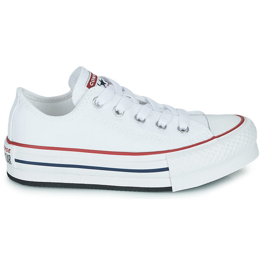 Scarpe bambini ragazzo Converse  Chuck Taylor All Star EVA Lift Foundation Ox  Bianco