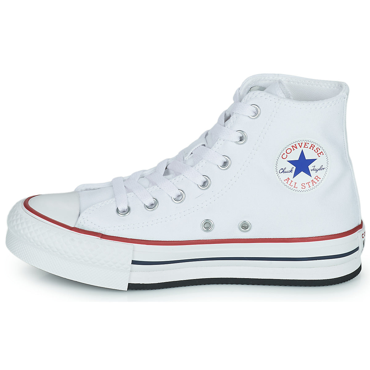 Scarpe bambini ragazza Converse  Chuck Taylor All Star EVA Lift Foundation Hi  Bianco