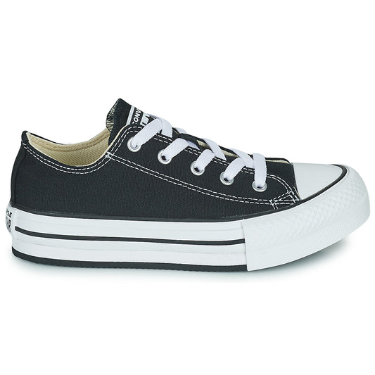 Scarpe bambini ragazza Converse  Chuck Taylor All Star EVA Lift Foundation Ox  Nero