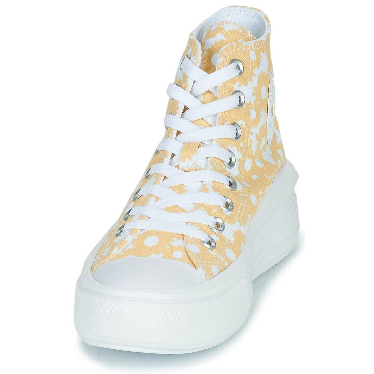 Sneakers alte Donna Converse  Chuck Taylor All Star Move Floral Platform Lo-Fi Craft Hi  Giallo