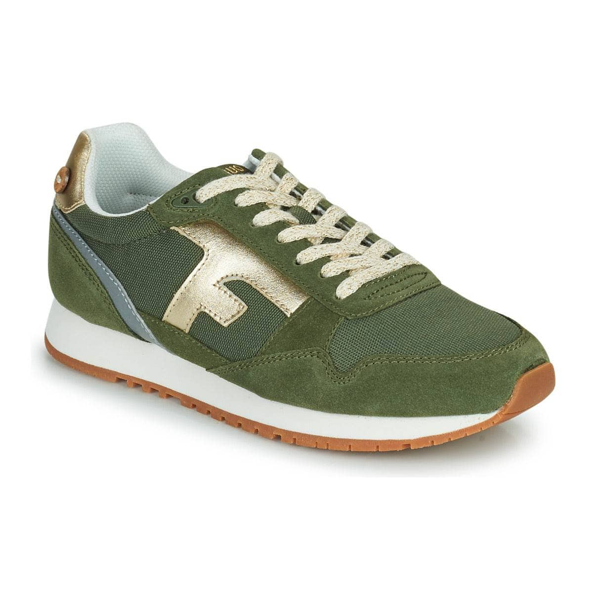 Sneakers basse Donna Faguo  ELM SYN WOVEN SUEDE  Kaki