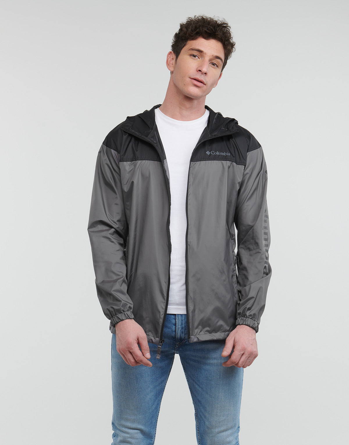 giacca a vento Uomo Columbia  Flash Challenger Novelty Windbreaker  Grigio