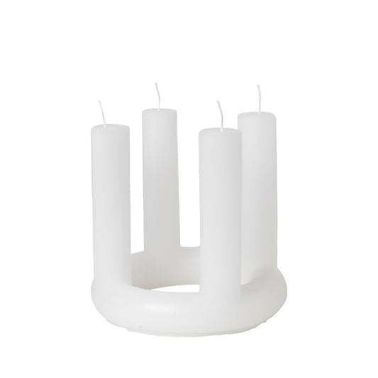 Candele, diffusori  Broste Copenhagen  LUCILLE  Bianco