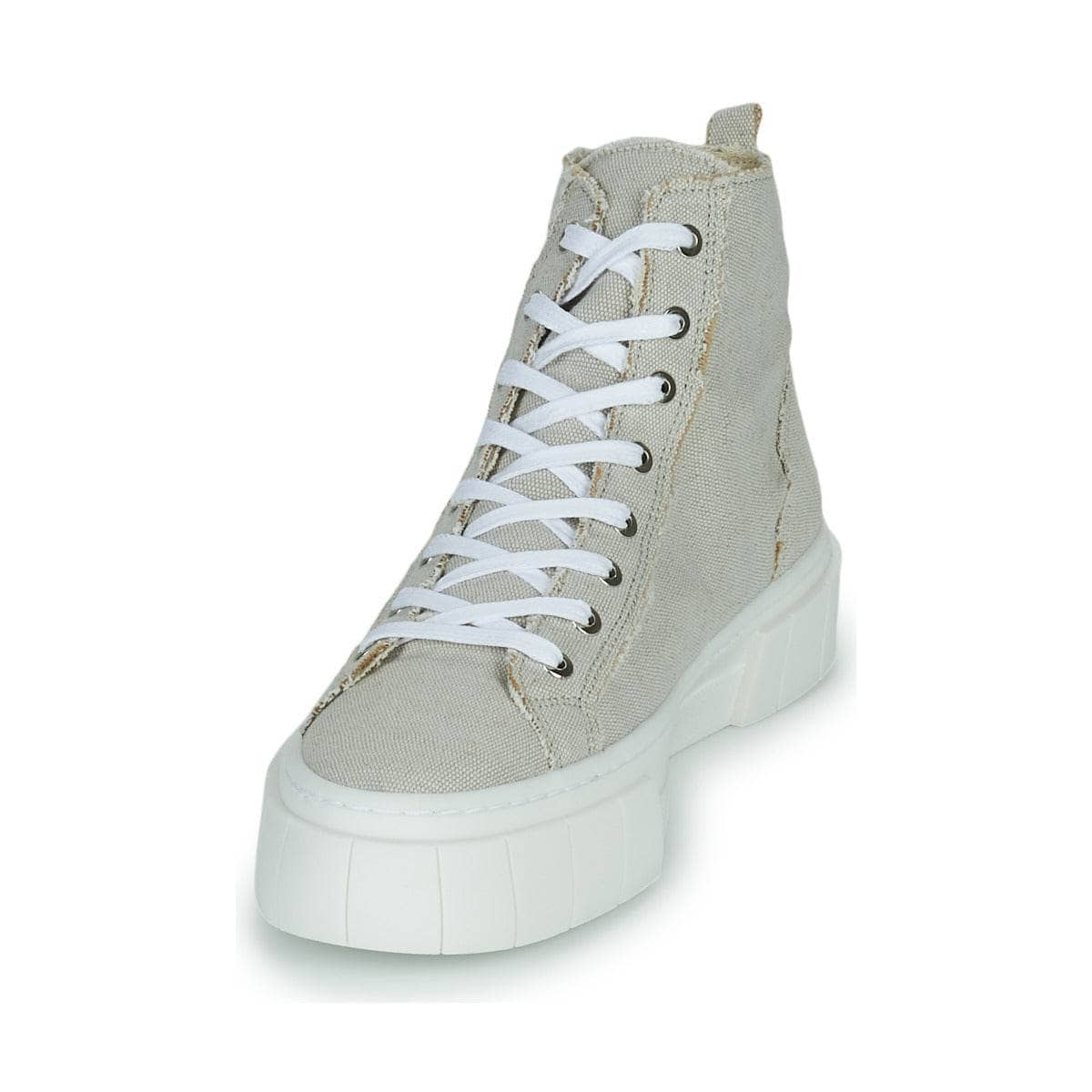 Sneakers alte Donna Regard  NANCY V7 TOILE MALI CALIZA  Beige