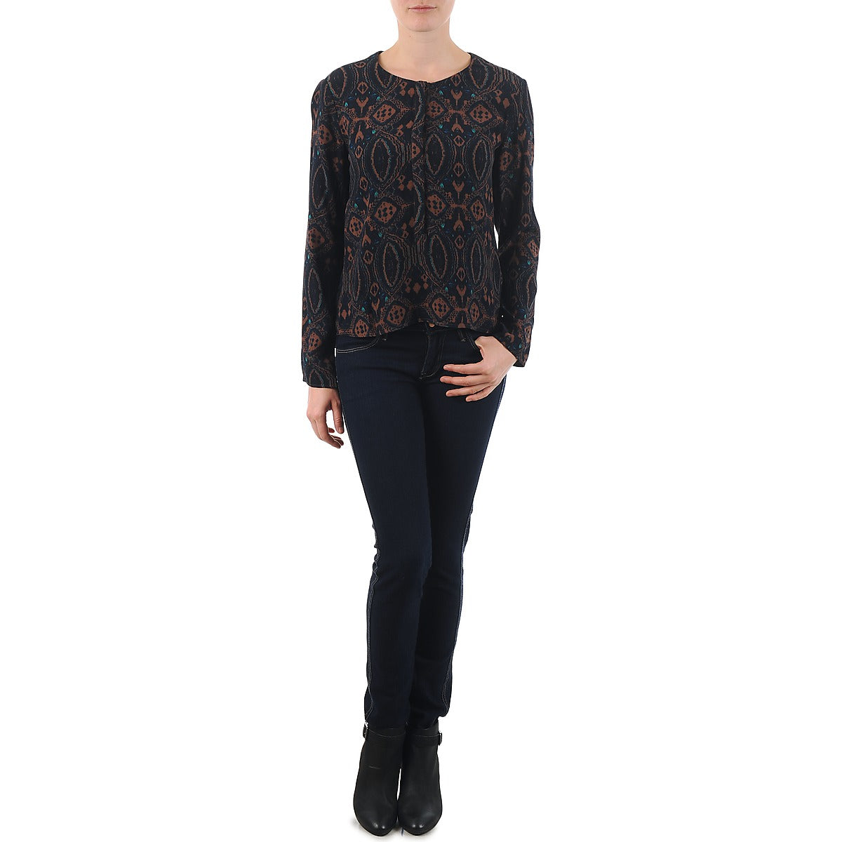 Camicetta Donna Antik Batik  VEE  Nero