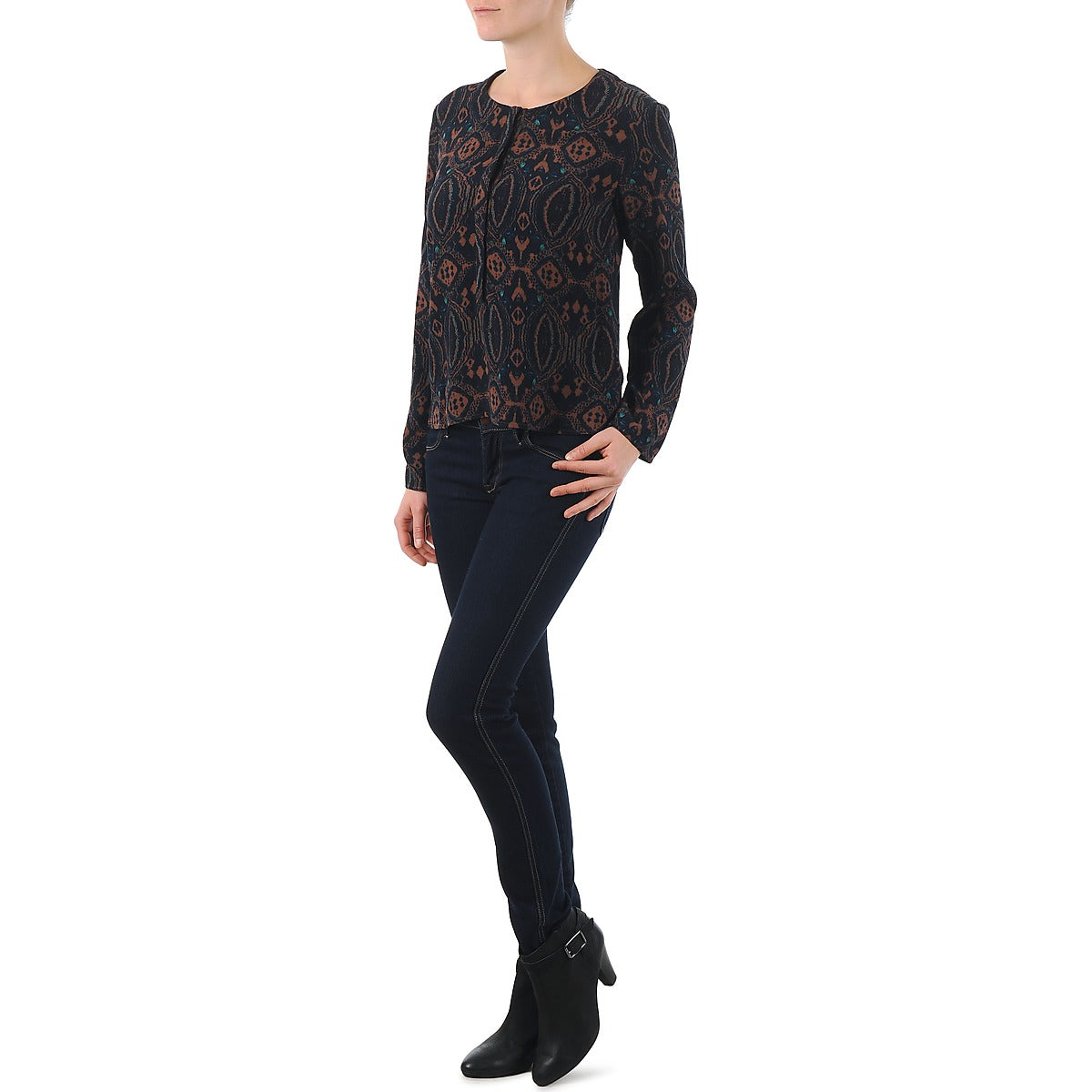 Camicetta Donna Antik Batik  VEE  Nero