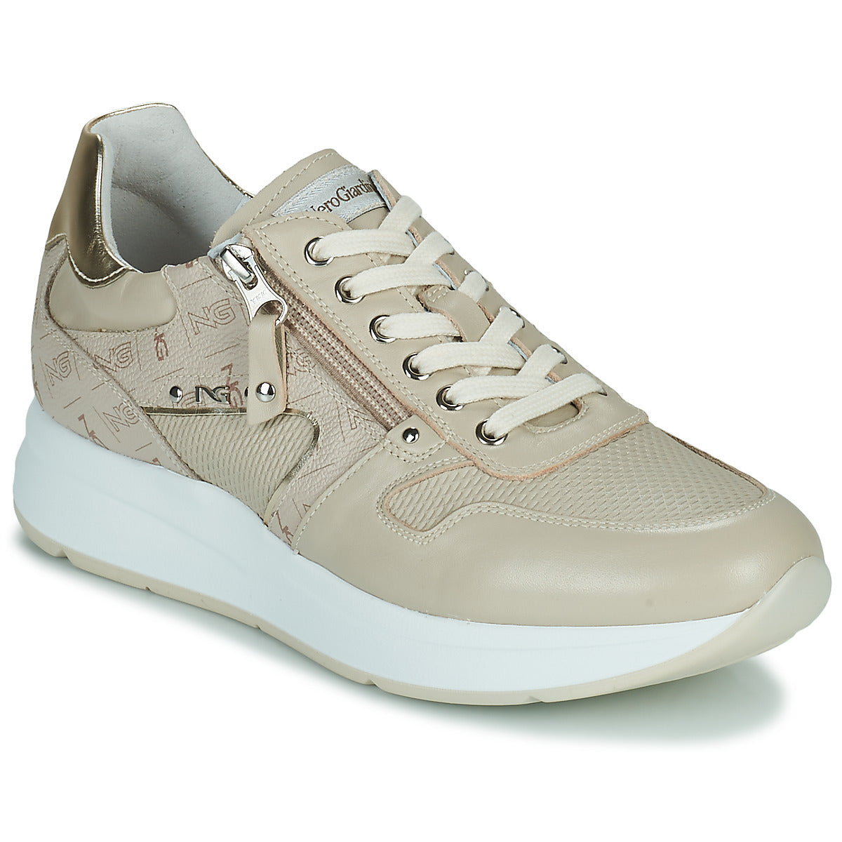 Sneakers basse Donna NeroGiardini  E218000D-702  Beige