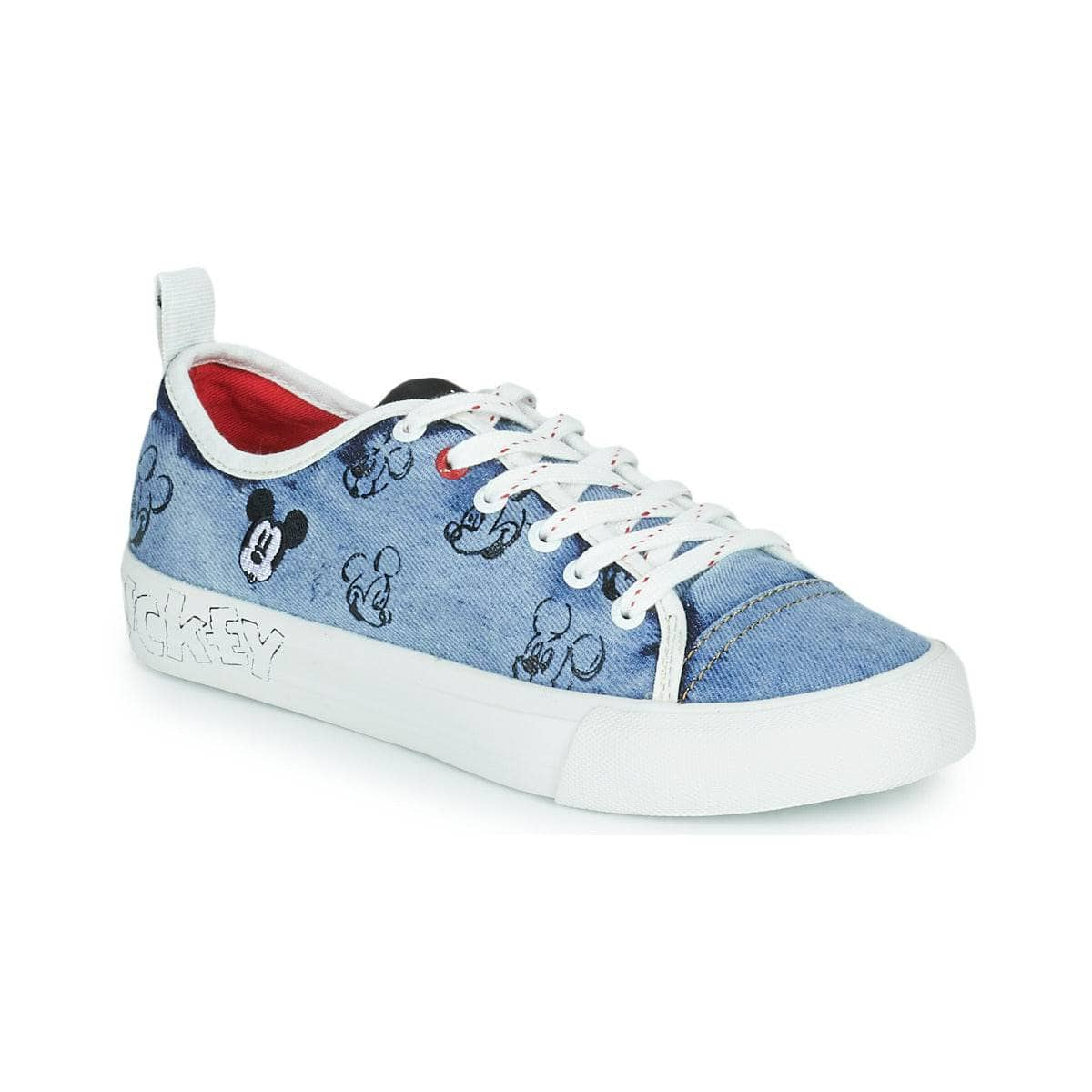 Sneakers basse Donna Desigual  ALPHA MICKEY DENIM  Blu