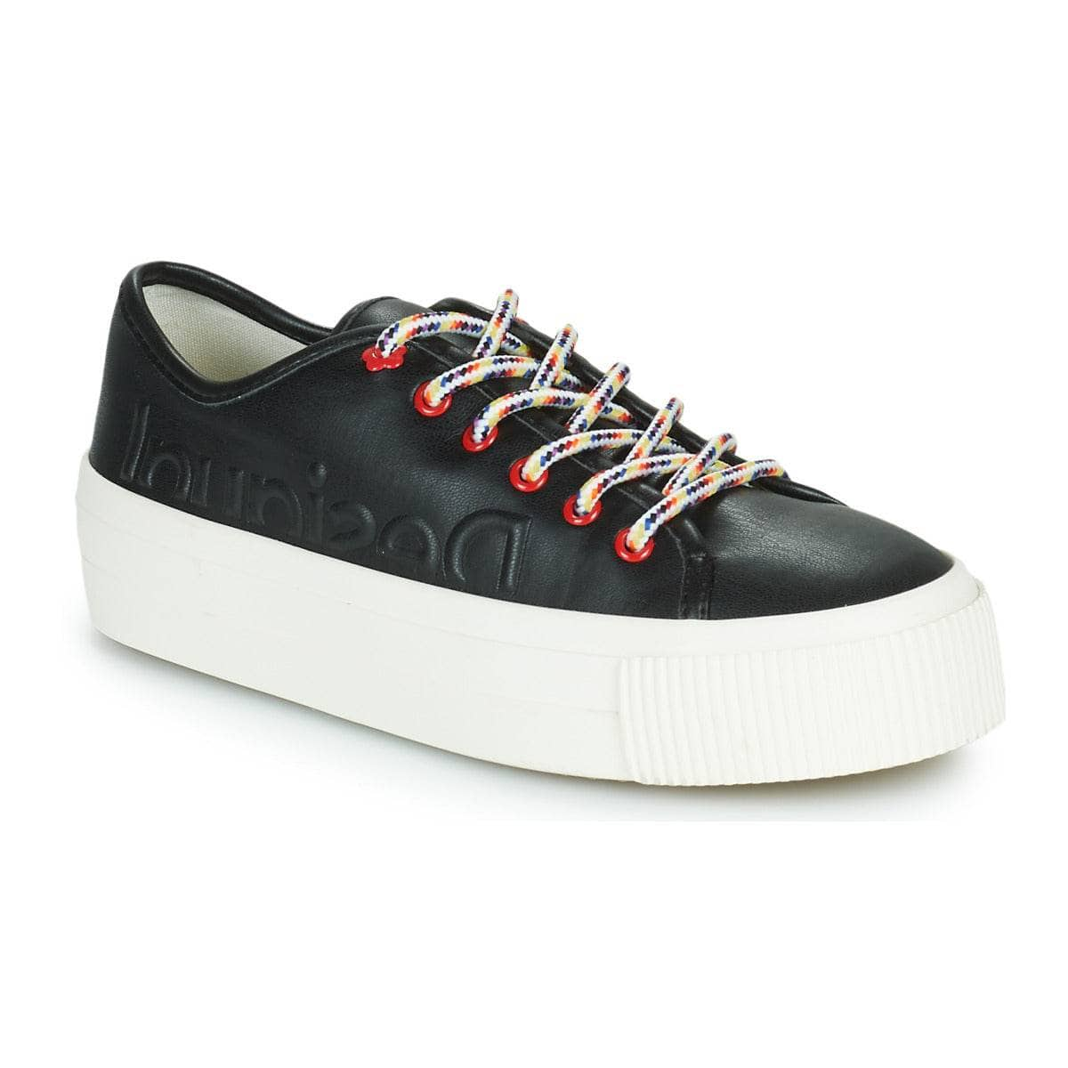 Sneakers basse Donna Desigual  STREET HALF LOGO  Nero