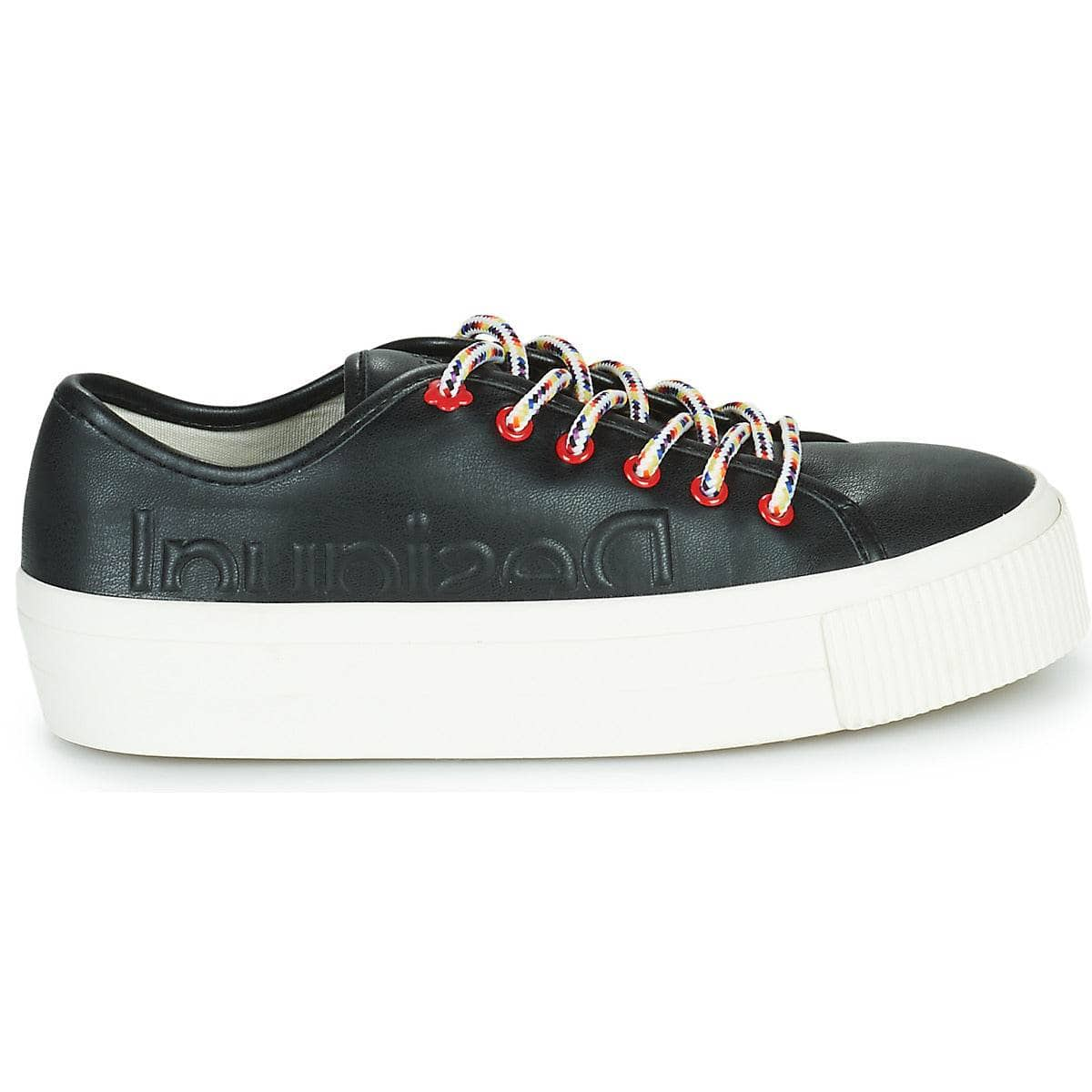 Sneakers basse Donna Desigual  STREET HALF LOGO  Nero