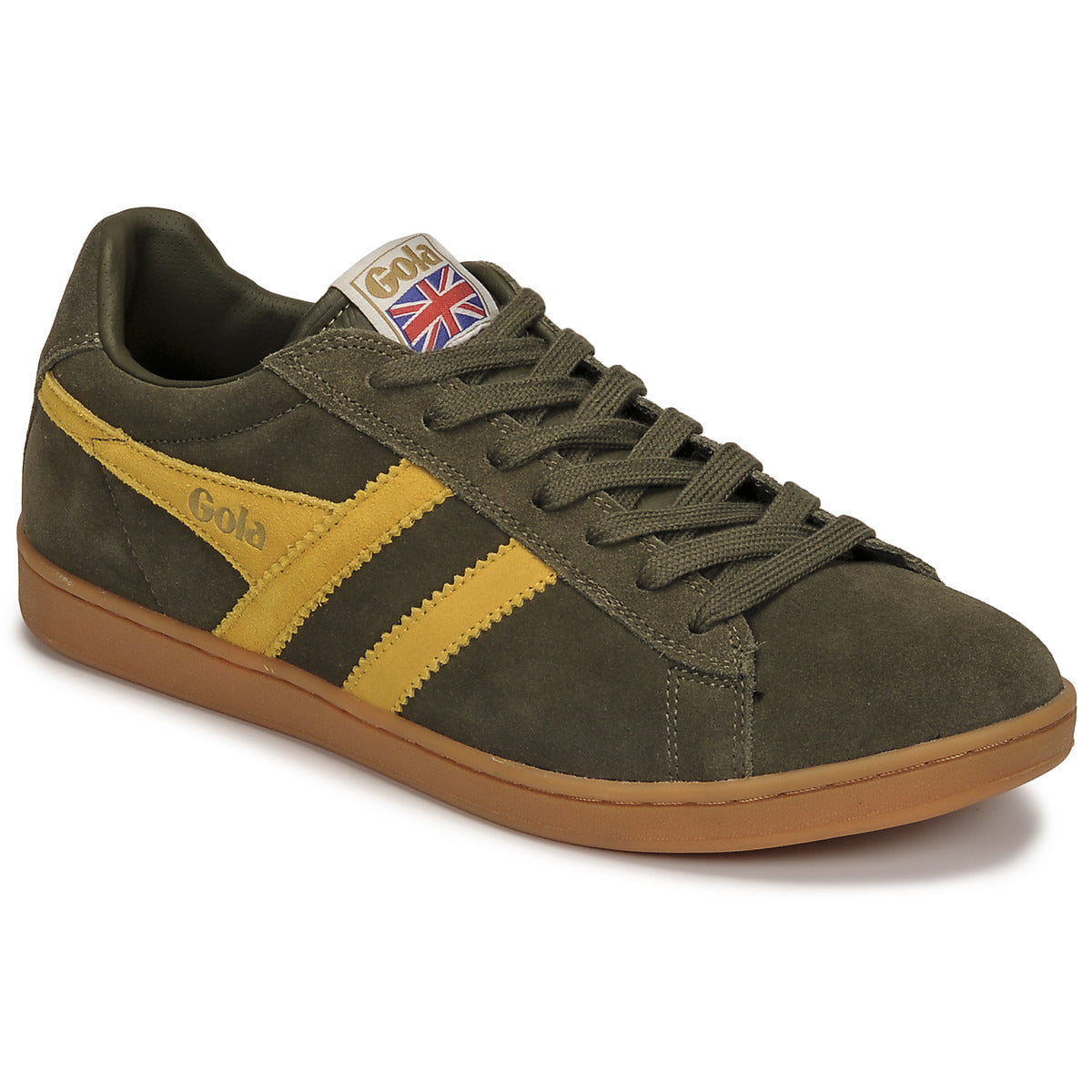 Sneakers Uomo Gola  Equipe Suede  Kaki