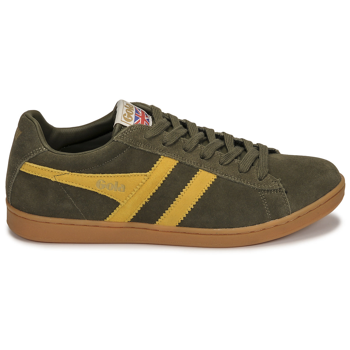 Sneakers Uomo Gola  Equipe Suede  Kaki