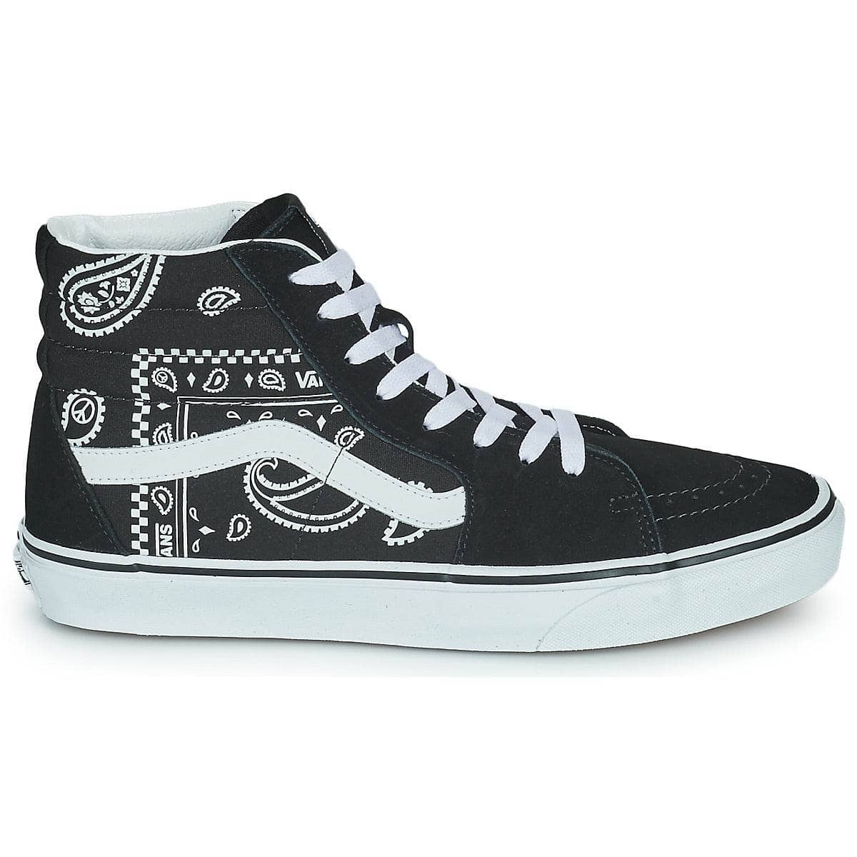 Sneakers alte Uomo Vans  SK8-Hi  Nero