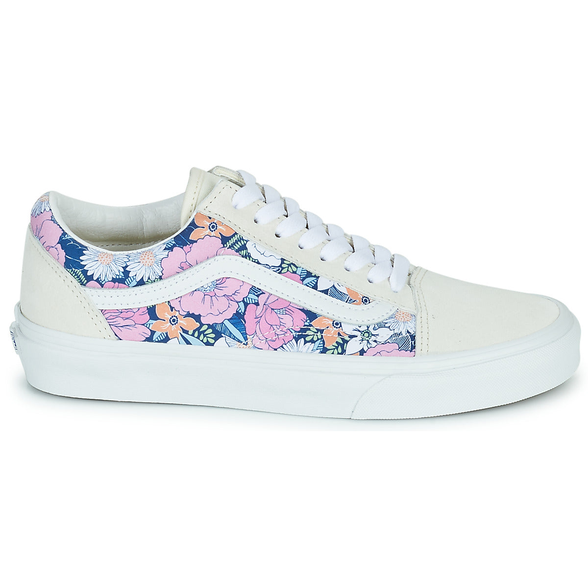 Sneakers basse Donna Vans  OLD SKOOL  Bianco