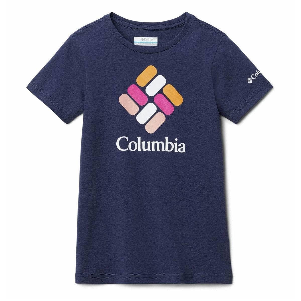 T-shirt ragazza Columbia  MISSION LAKE SS GRAPHIC SHIRT  Blu