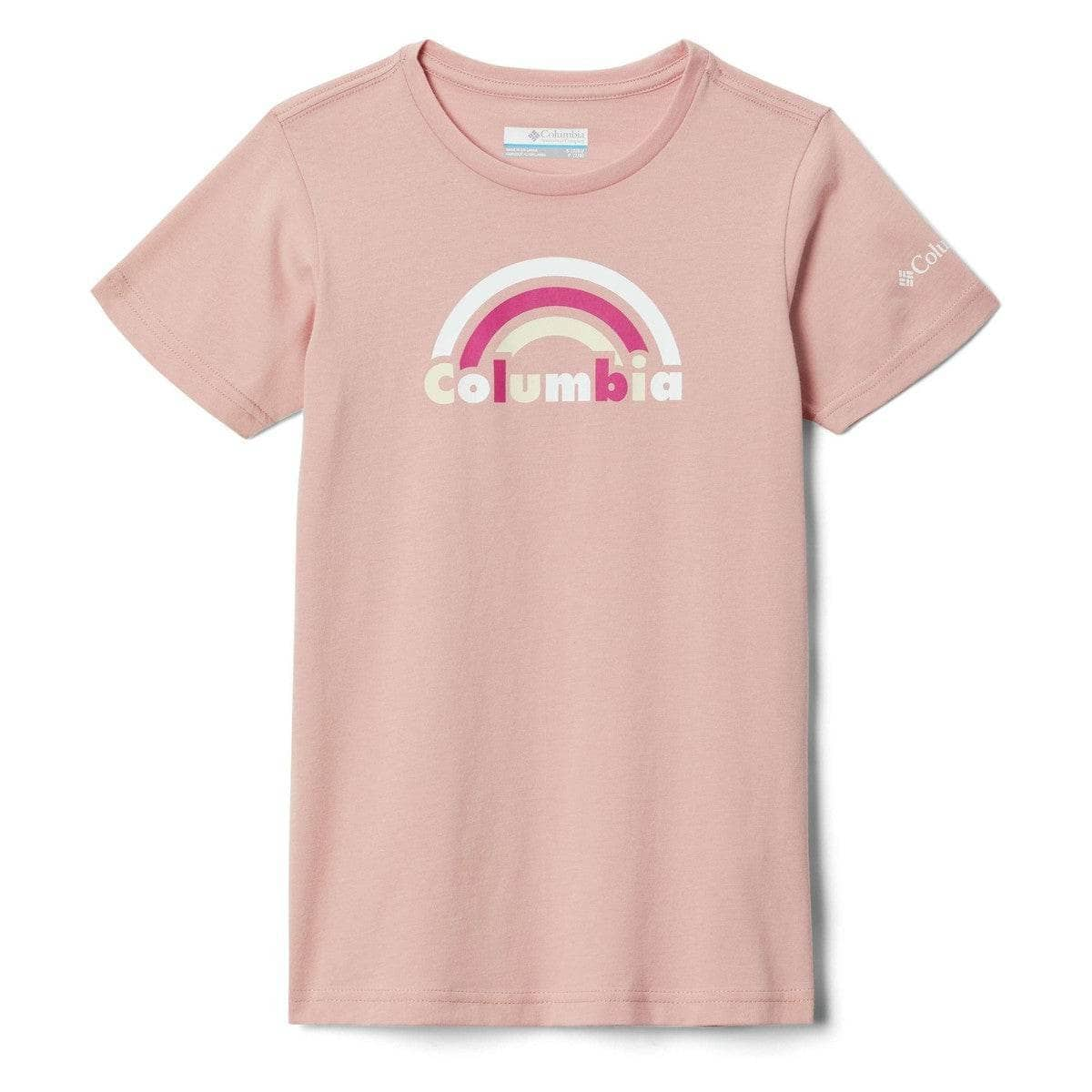 T-shirt ragazza Columbia  MISSION LAKE SS GRAPHIC SHIRT  Rosa