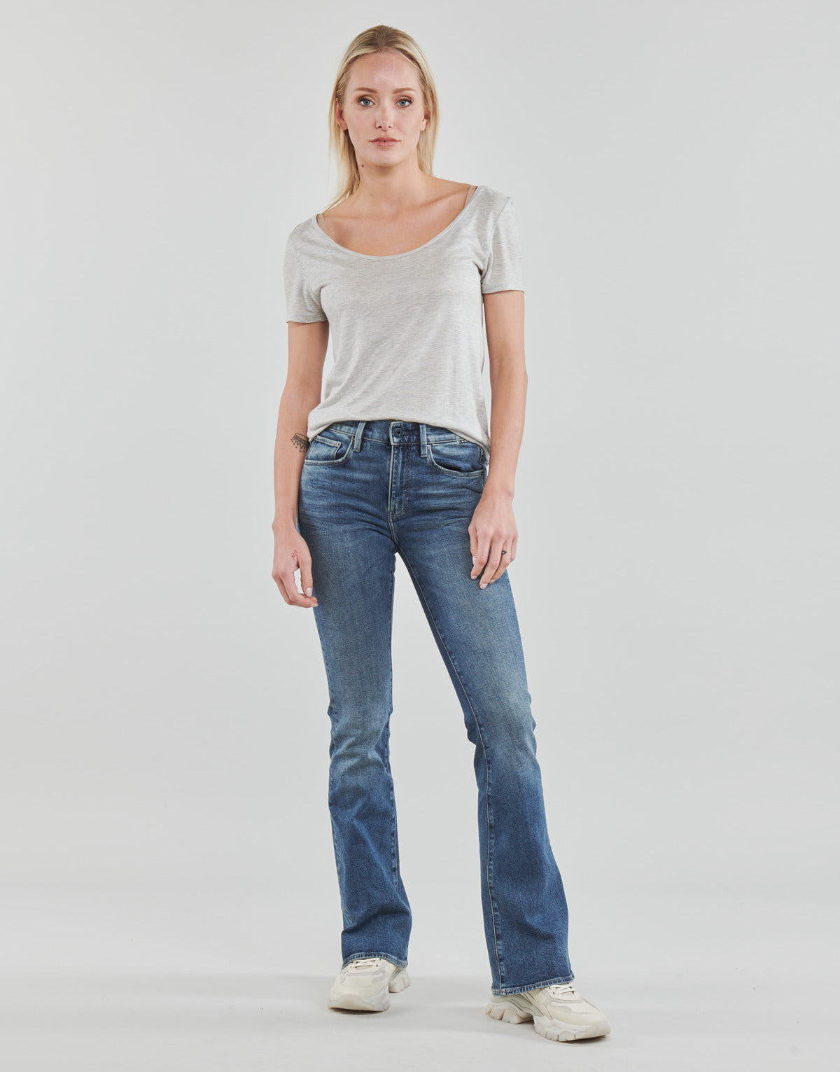 Jeans Bootcut Donna G-Star Raw  3301 flare  Blu