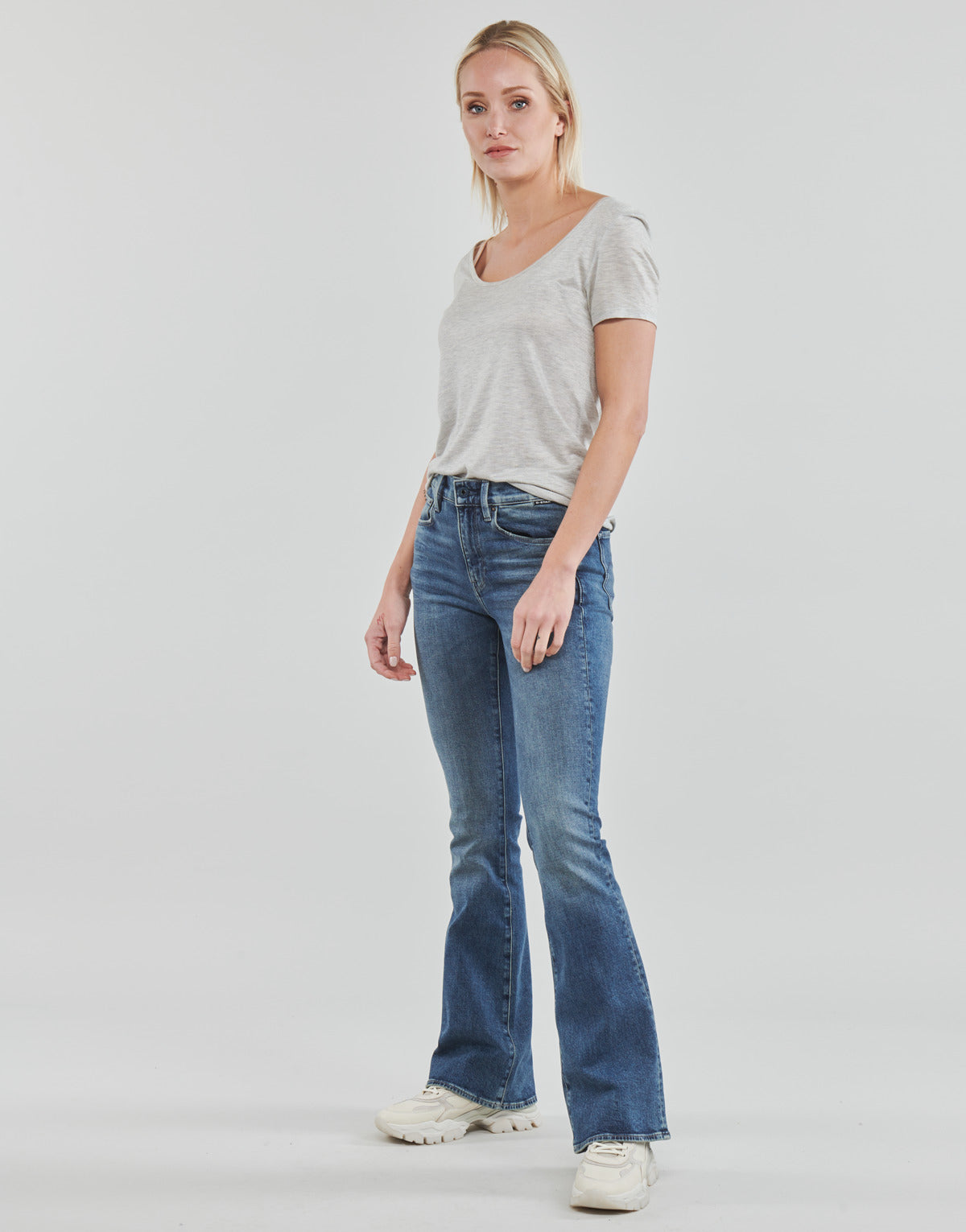 Jeans Bootcut Donna G-Star Raw  3301 flare  Blu