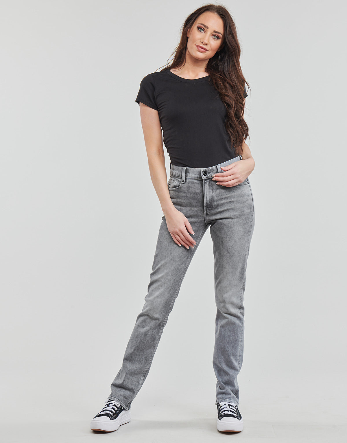 Jeans Donna G-Star Raw  Noxer straight  Grigio