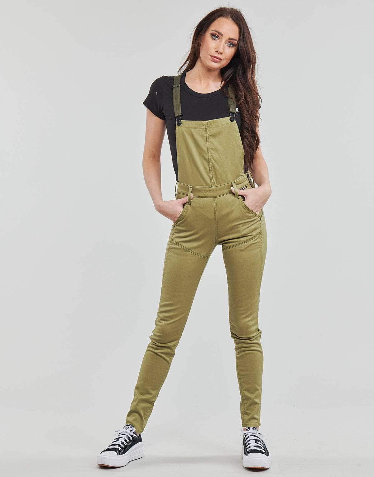 Tute / Jumpsuit Donna G-Star Raw  Worker radar dungaree  Kaki