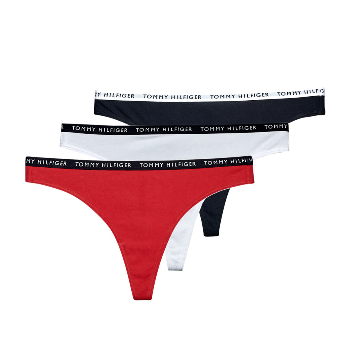 Perizoma Donna Tommy Hilfiger  THONG X3  Multicolore