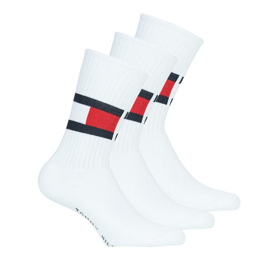 Calze sportive Donna Tommy Hilfiger  SOCK X3  Bianco