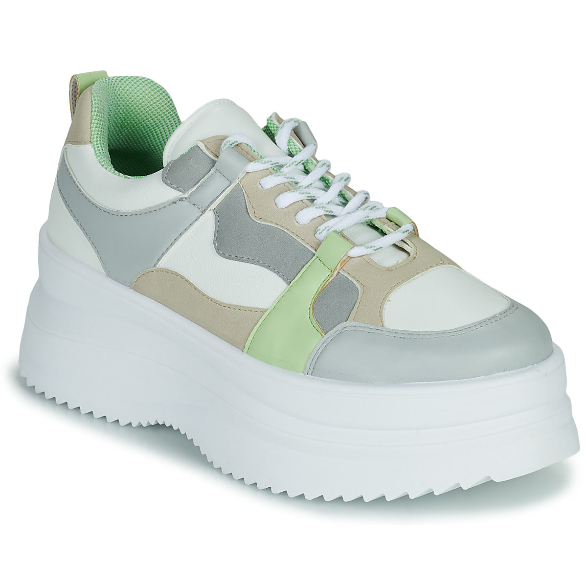 Sneakers basse Donna Yurban  PASTELLA  Grigio