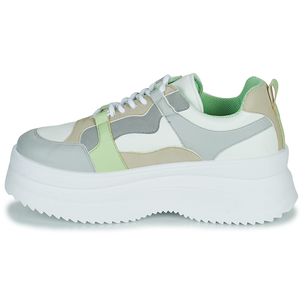 Sneakers basse Donna Yurban  PASTELLA  Grigio