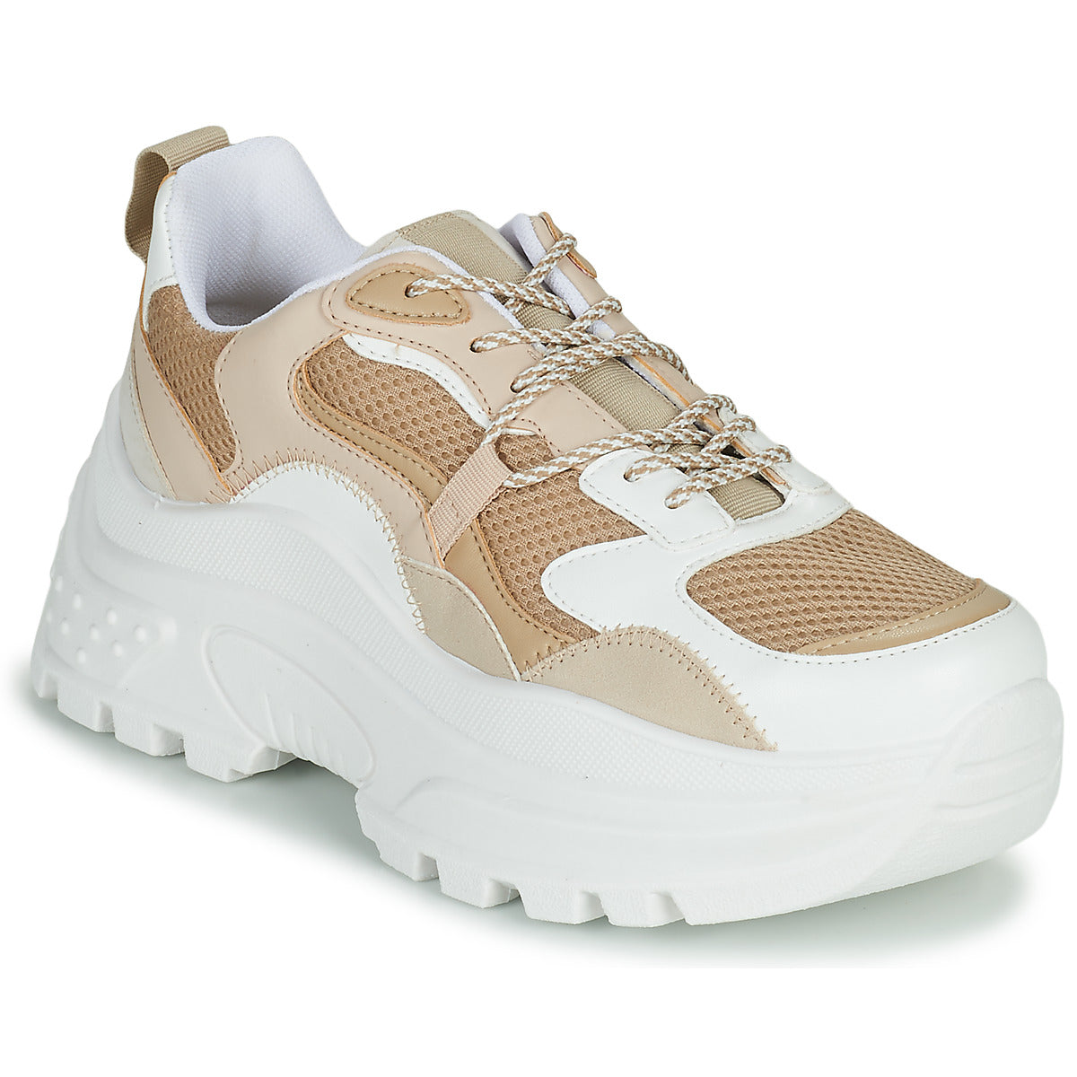 Sneakers basse Donna Yurban  BIGARA  Beige