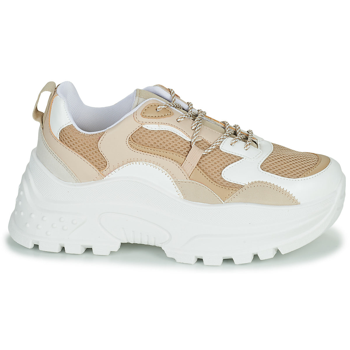 Sneakers basse Donna Yurban  BIGARA  Beige