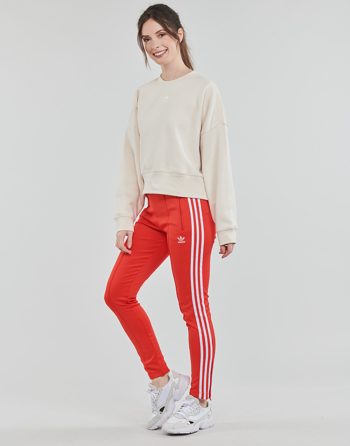 Pantaloni Sportivi Donna adidas  SST PANTS PB  Rosso