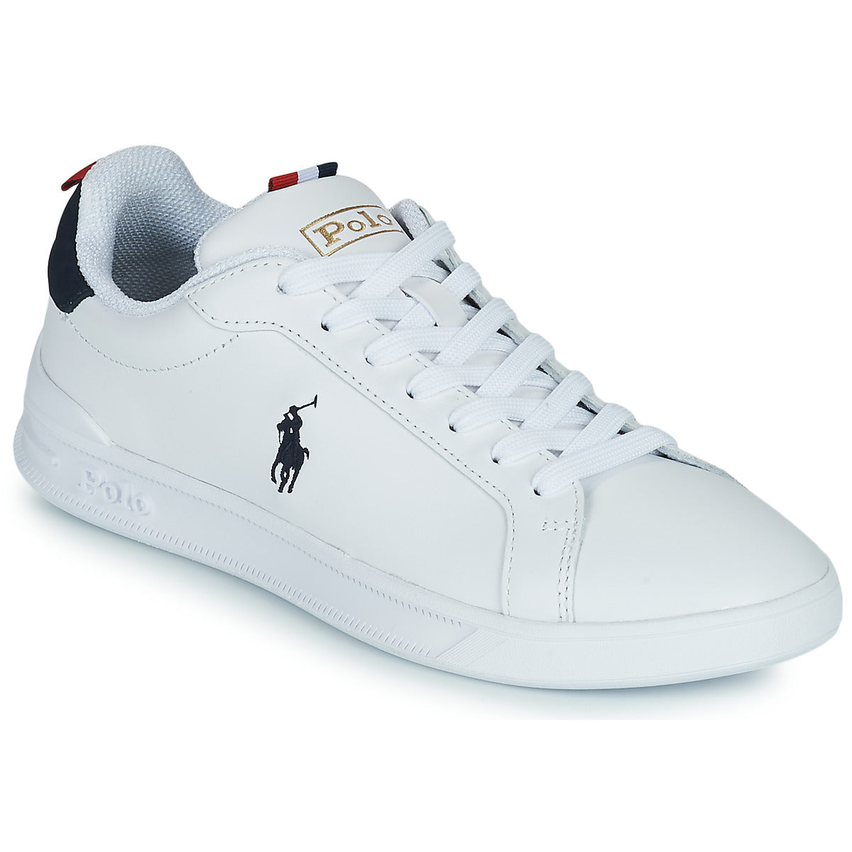 Sneakers basse Donna Polo Ralph Lauren  HRT CT II-SNEAKERS-LOW TOP LACE  Bianco