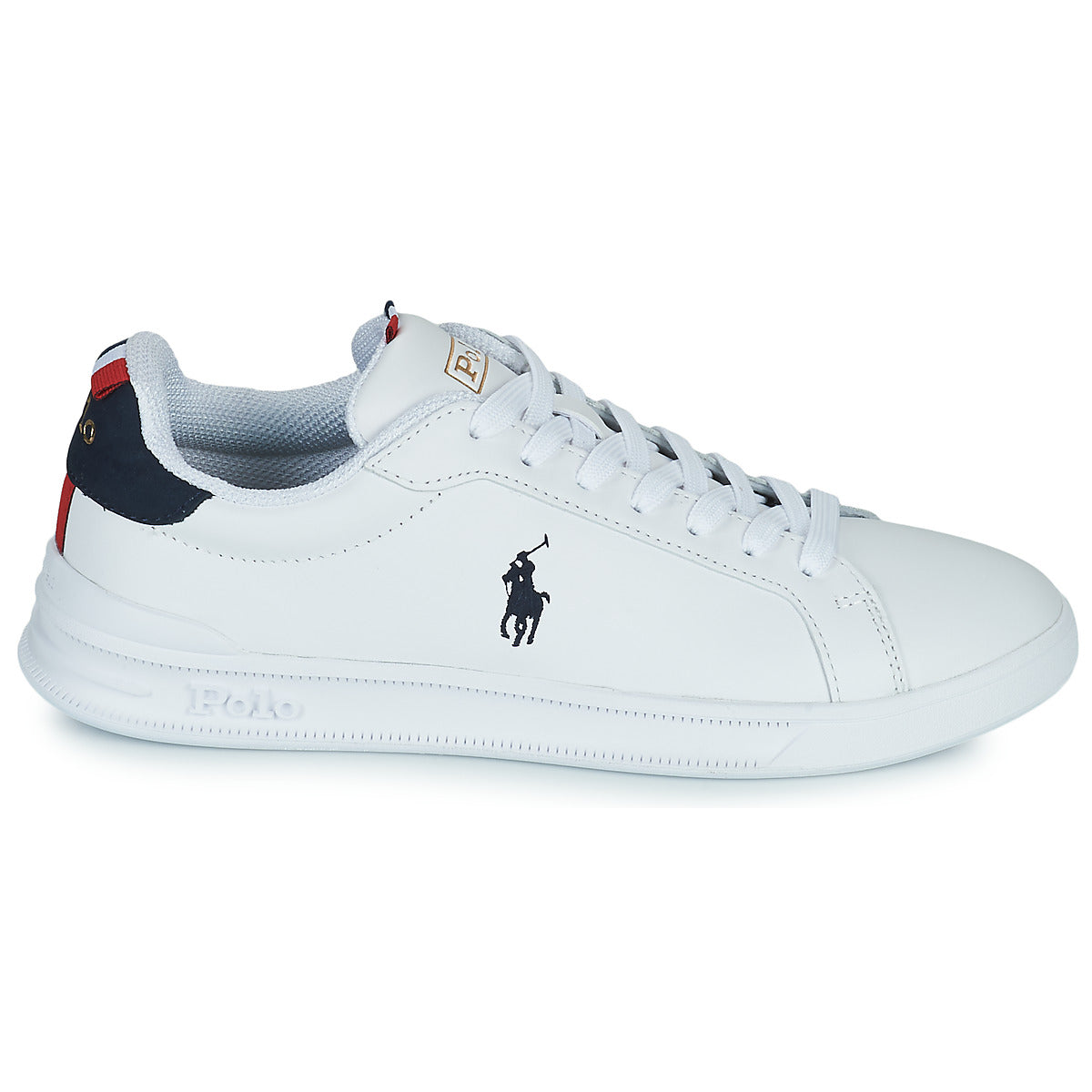 Sneakers basse Donna Polo Ralph Lauren  HRT CT II-SNEAKERS-LOW TOP LACE  Bianco