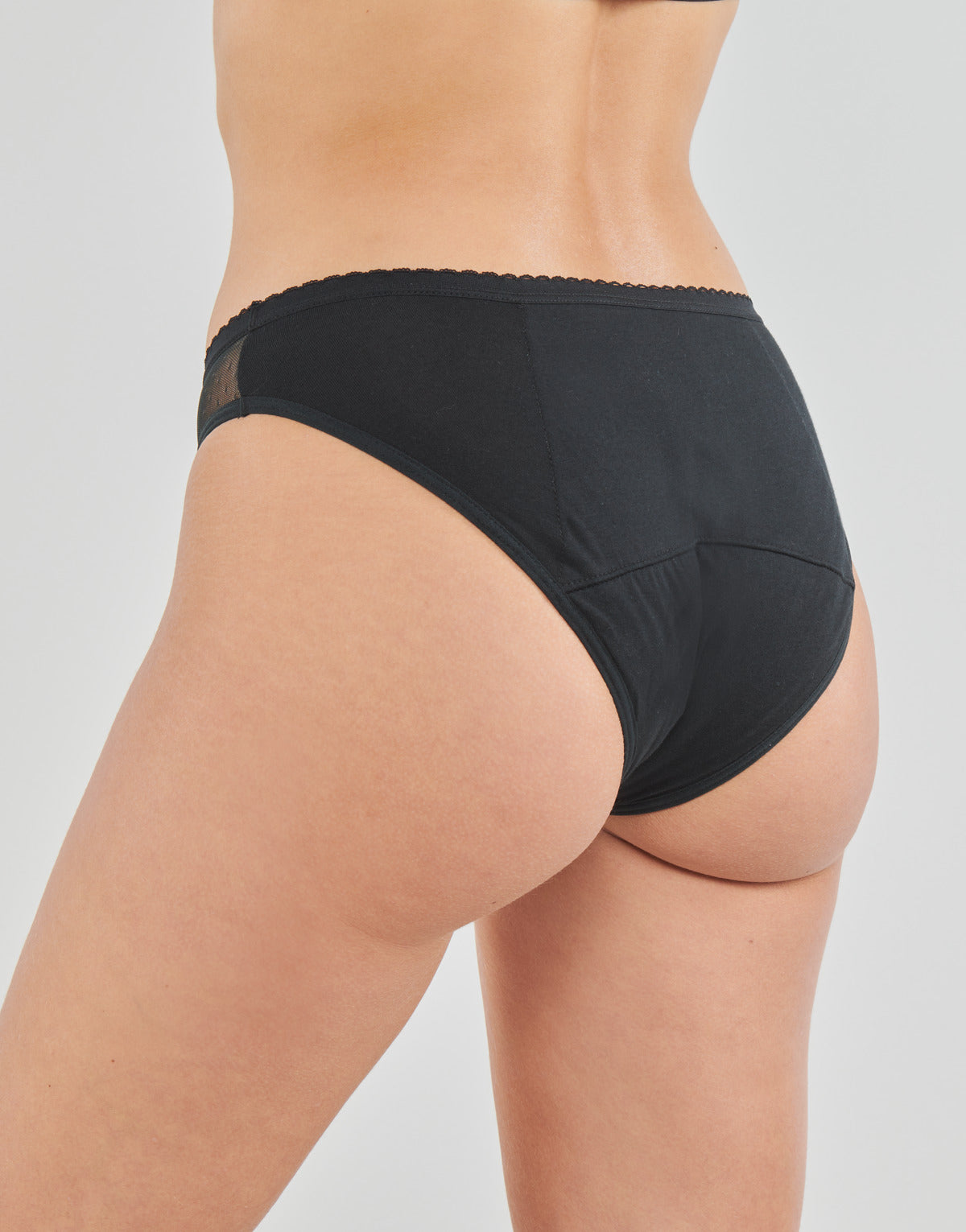 Culotte e slip Donna DIM  DIM PROTECT CULOTTE MENSTRUELLE  Nero