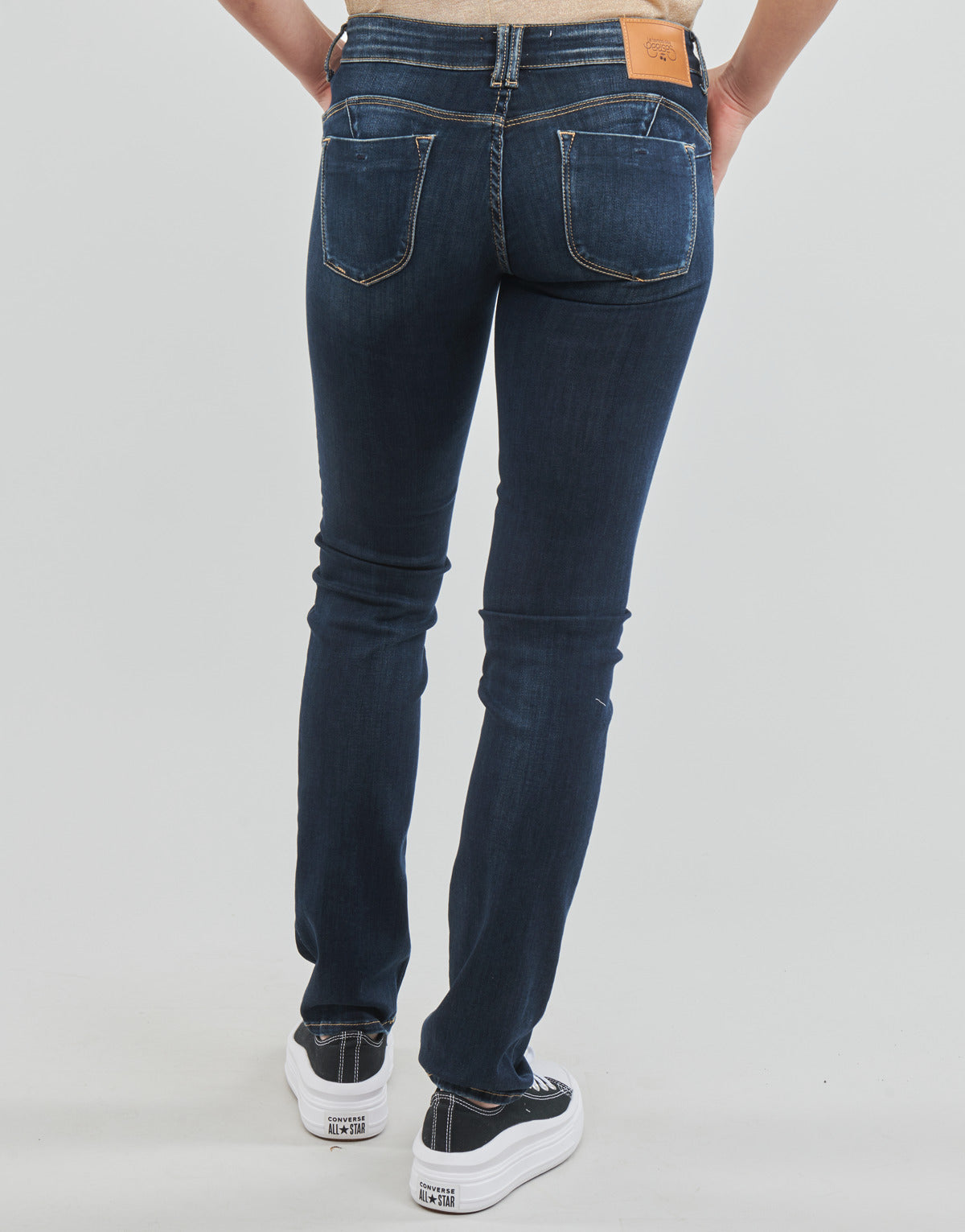 Jeans Donna Le Temps des Cerises  PULP HIGH REGUL  Blu