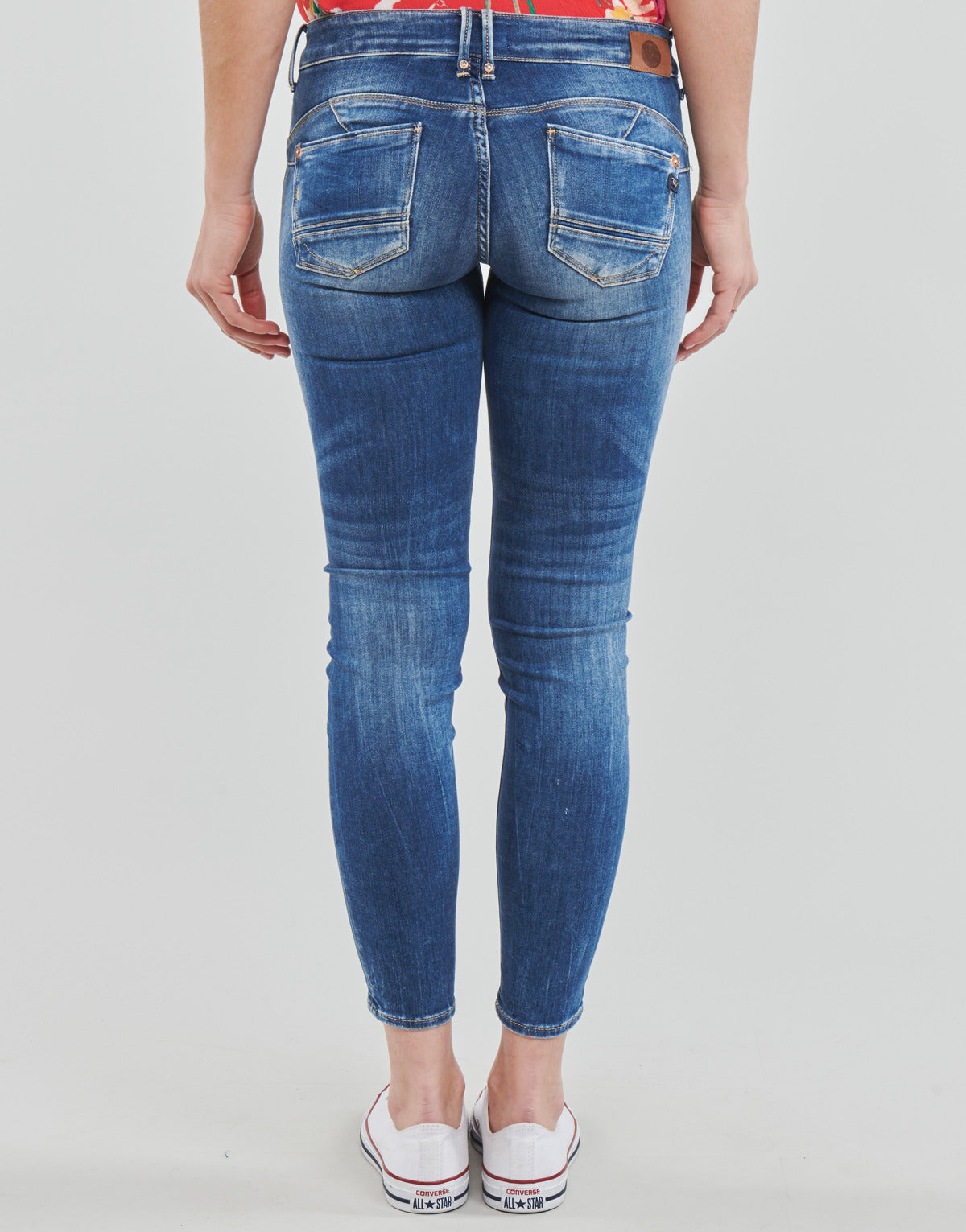 Jeans Slim Donna Le Temps des Cerises  PULPC FINO  Blu