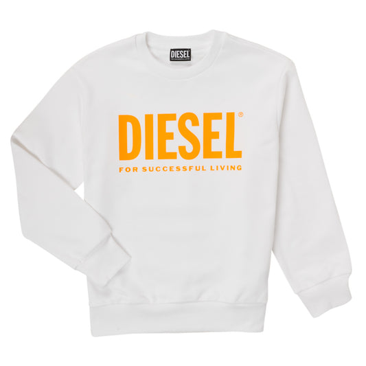 Felpa ragazzo Diesel  SCREWDIVISION-LOGOX  Bianco