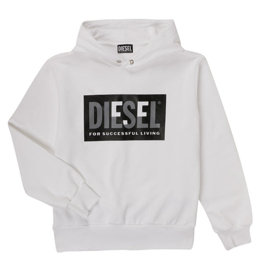 Felpa ragazza Diesel  SMILEY OVER  Bianco