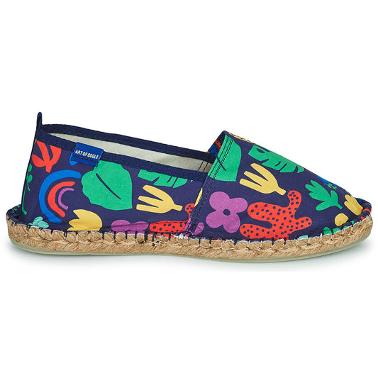 Scarpe Espadrillas Donna Art of Soule  PEACE  Blu