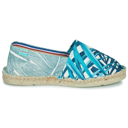 Scarpe Espadrillas Donna Art of Soule  LEAF-BLUE  Blu